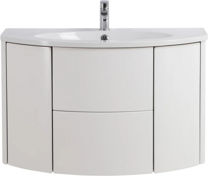 Тумба для комплекта Cezares Eden 90 bianco lucido подвесная, глянцевая