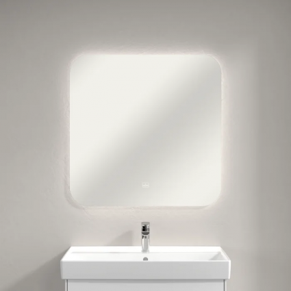 Зеркало Villeroy & Boch More to See Lite A4628000 80х80 LED-подсветкой, 6500 K