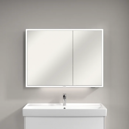 Зеркало-шкаф Villeroy & Boch My View Now A4551000 100х75 с LED-подсветкой, 6500 K в современном стиле