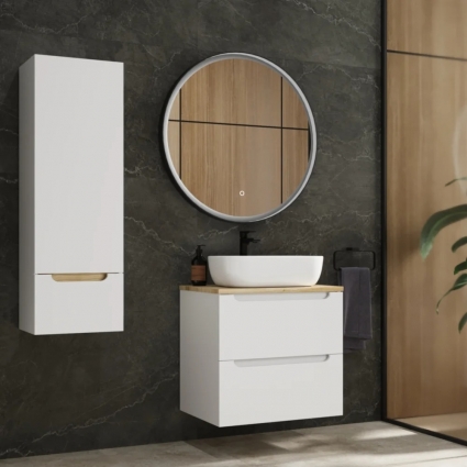 Мебель для ванной Style Line Бали 60 подвесная, белый софт, матовая, с ящиками