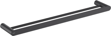 Полотенцедержатель Акватек Лира AQ4430MB матовый черный подвесной,  в современном стиле