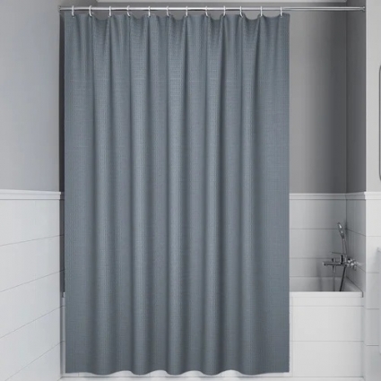 Штора для ванной Iddis Decor DW03P18i11 180х200, серая в современном стиле