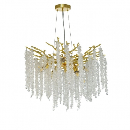 Подвесная люстра Lumina Deco Drevia LDP 8026-800 GD мощность 400 Вт
