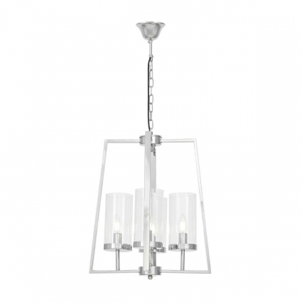 Подвесная люстра Lumina Deco Fedi LDP 1247-4 CHR цвет хром, мощность 160 Вт