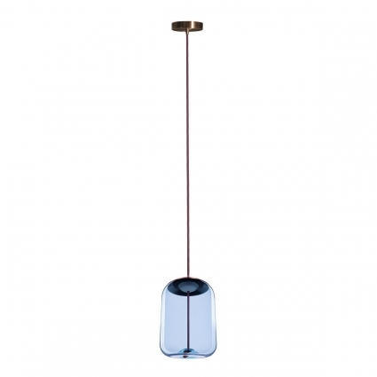 Подвесной светодиодный светильник Loft IT Knot 8133-C mini в современном стиле, цвет голубой