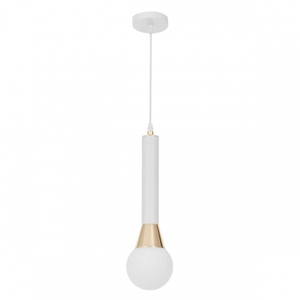 Lumina Deco Подвесной светильник Lumina Deco Folino LDP 7012-1B WT+GD в современном стиле, цвет белый