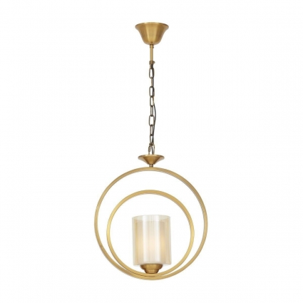Подвесной светильник Lumina Deco Darton LDP 1237-1 MD+AB цвет бронза, мощность 60 Вт