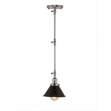 Подвесной светильник Lumina Deco Gubi LDP B005 CHR+BK в стиле лофт, цвет черный