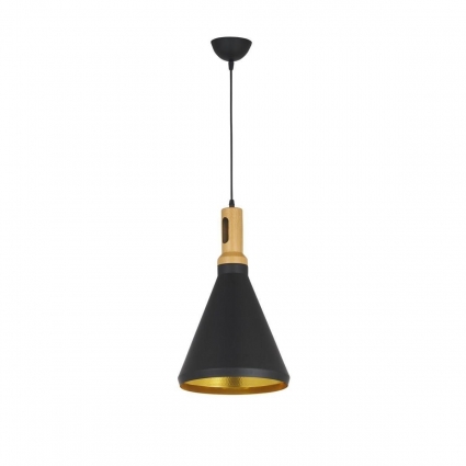 Подвесной светильник Lumina Deco Loffia LDP 7867 BK+GD цвет черный, мощность 60 Вт