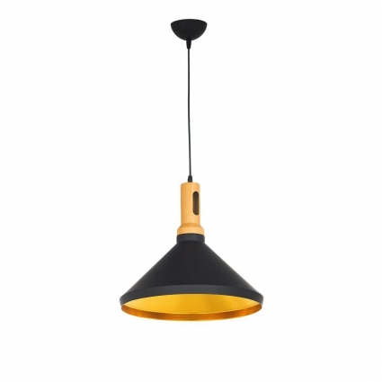 Подвесной светильник Lumina Deco Loffia LDP 7868 BK цвет черный, мощность 60 Вт