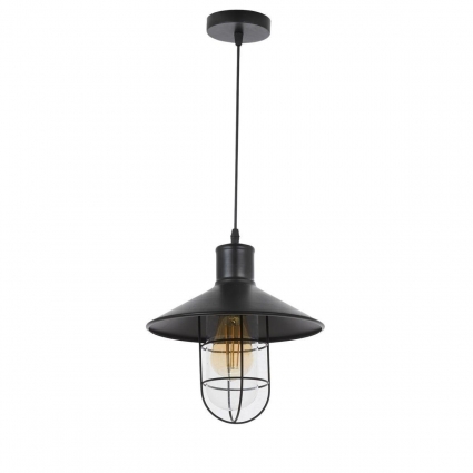Подвесной светильник Lumina Deco Ulivia LDP 6013 BK в стиле кантри, цвет черный