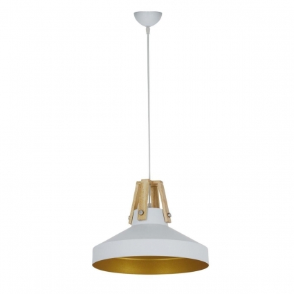 Подвесной светильник Lumina Deco Voli LDP 8037-350 WT+GD цвет белый, мощность 60 Вт