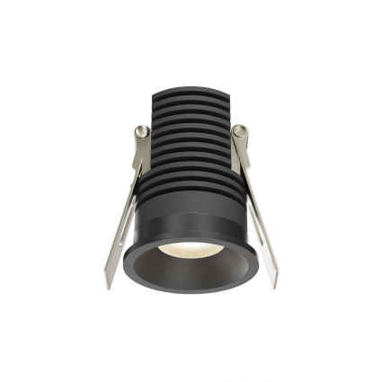Встраиваемый светодиодный светильник Maytoni Technical Mini DL059-7W3K-B в современном стиле, цвет черный