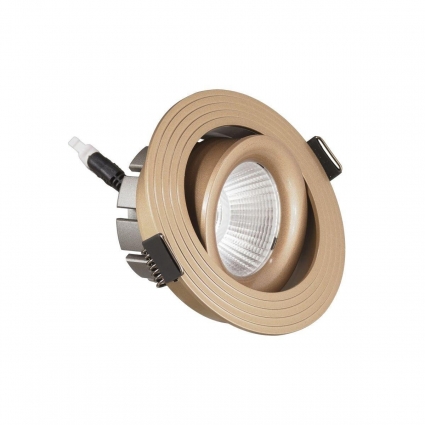 Lumina Deco Встраиваемый светодиодный светильник Lumina Deco Dorbi LDC 6251 CHM в современном стиле, цвет бронза