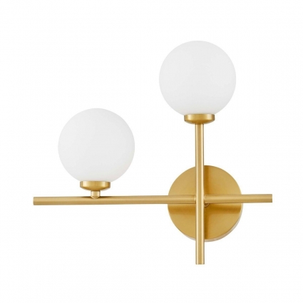 Бра Lumina Deco Marsiada LDW 6033N-2 MD в современном стиле, цвет белый, мощность 56 Вт