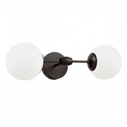 Бра Lumina Deco Zodiak LDW 6001-2 BK+WT в современном стиле, цвет белый, мощность 120 Вт