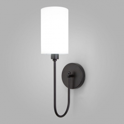 Бра Eurosvet Abbey 60164/1 черный цвет белый, мощность 40 Вт
