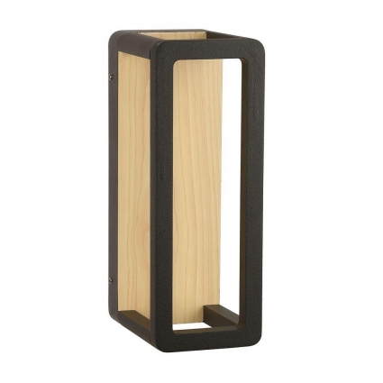 Уличный настенный светодиодный светильник Arte Lamp Hassaleh A3374AL-1BR в стиле Хай-тек, цвет коричневый