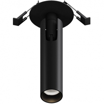 Встраиваемый светодиодный спот Maytoni Technical Focus T C141RS-L125-6W3K-B в современном стиле, цвет черный