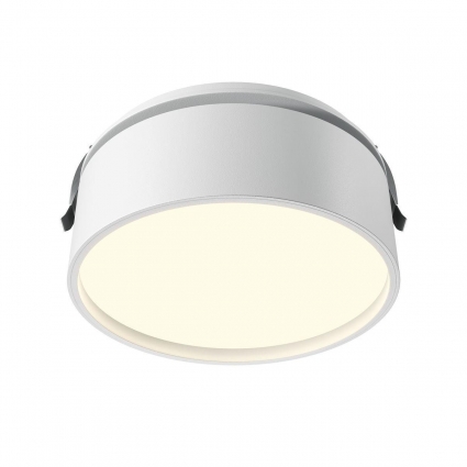 Встраиваемый светодиодный спот Maytoni Technical Onda DL024-18W3K-W в современном стиле, цвет белый