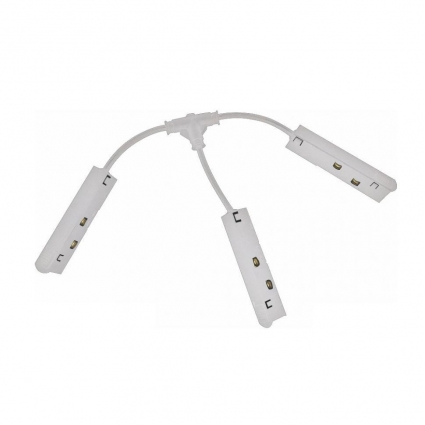 Коннектор питания Т-образный iLedex Technical Vision T-TYPE POWER CONNECT 4822-WH цвет белый