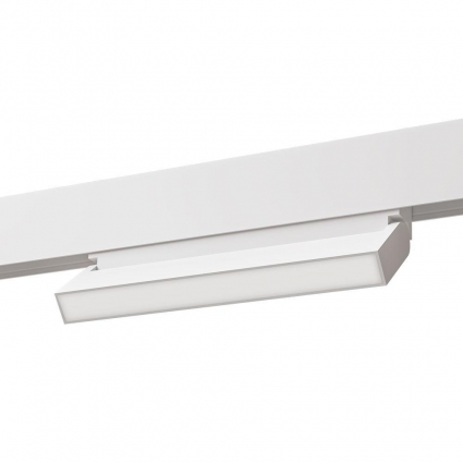Трековый светодиодный светильник Arte Lamp Linea A4669PL-1WH в стиле Хай-тек, цвет белый