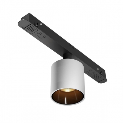 Трековый светодиодный светильник Maytoni Technical Exility Alfa S TR132-2-7W3K-W в современном стиле, цвет белый