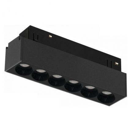 Трековый светодиодный светильник iLedex Technical Vision 4822-002-L120-6W-38DG-4000K-BK в стиле Хай-тек, цвет черный