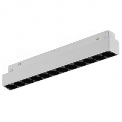 Трековый светодиодный светильник iLedex Technical Vision 4822-002-L235-12W-38DG-3000K-WH в стиле Хай-тек, цвет белый