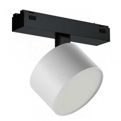 Трековый светодиодный светильник iLedex Technical Vision 4825-047-D90-10W-110DG-3000K-WH в стиле Хай-тек, цвет белый