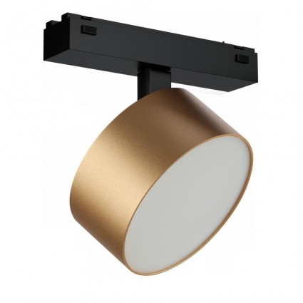 Трековый светодиодный светильник iLedex Technical Vision 4825-047-D120-15W-110DG-4000K-SGD в стиле Хай-тек, цвет матовое золото