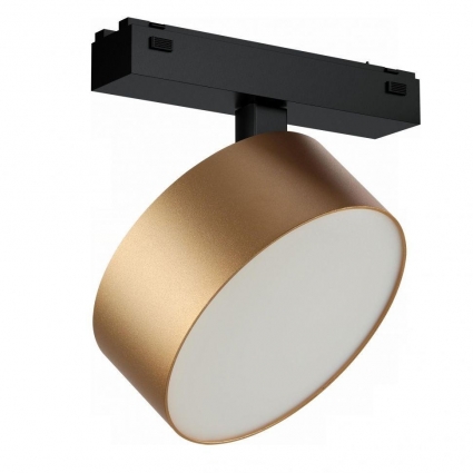 Трековый светодиодный светильник iLedex Technical Vision 4825-047-D140-20W-110DG-3000K-SGD в стиле Хай-тек, цвет матовое золото