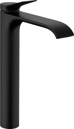 Смеситель для раковины Hansgrohe Vivenis 250 75040670 матовый черный однорычажный, длина излива 19.1 см