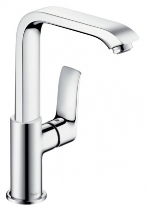 Смеситель Hansgrohe Metris для раковины однорычажный, хром, высота излива 23 см