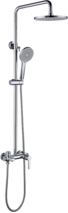 Душевая стойка RGW Shower Panels SP-31 хром штанга 151 см, шланг пластиковый 150 см