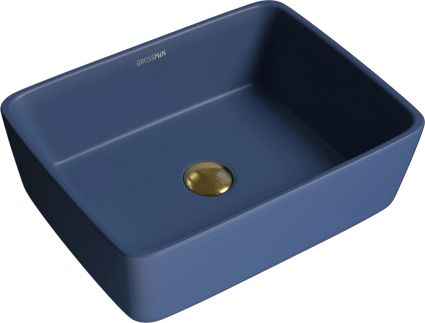 Раковина Grossman Color GR-3016 синяя матовая цвет синий
