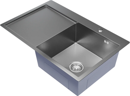 Мойка кухонная Mixline Pro 551878 R сатин матовая, прямоугольная, 78x50 см