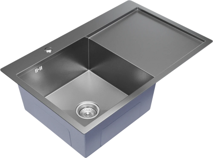 Мойка кухонная Mixline Pro 551877 L сатин матовая, прямоугольная, 78x50 см