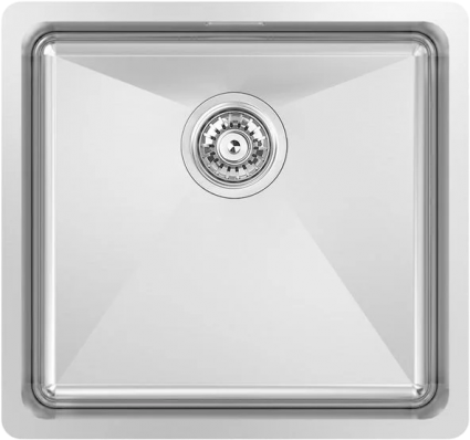 Мойка кухонная Kantera Zeffiro ZFR120-F diamond матовая, квадратная, 47x44 см