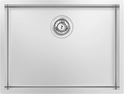 Мойка кухонная Kantera Cube CRR540 MB mikrobrush брашированная, прямоугольная, 58x44 см