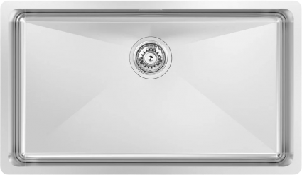 Мойка кухонная Kantera Zeffiro ZFR140-F diamond матовая, прямоугольная, 76x44 см