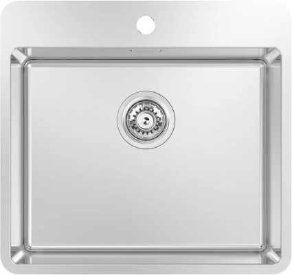 Мойка кухонная Kantera Lucia LUR130T(Ledge) diamond матовая, прямоугольная, 54x50.8 см