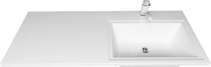 Раковина Stella Polar Мадлен 110 R, белая, цвет белый