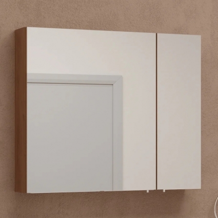 Зеркало-шкаф VitrA Mia 80 золотой дуб
