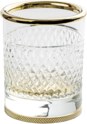 Стакан Boheme Aura 10252-G gold золото,  в стиле ретро