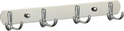 Крючок Savol S-07204B хром в современном стиле