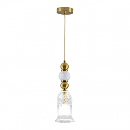 Подвесной светильник Moderli Glassy V10908-P цвет бронза, мощность 40 Вт