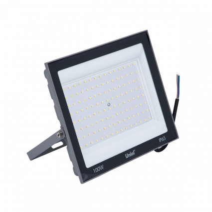 Прожектор светодиодный Uniel ULF-F23-100W/6500K IP65 160-240V Grey UL-00011848 в современном стиле, цвет серый