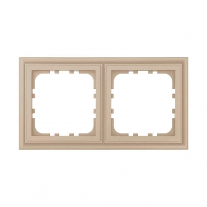 Рамка 2-постовая LK Studio (шампань) LK80 CLASSIC, 894206-1, в современном стиле