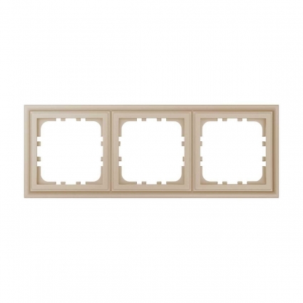 Рамка 3-постовая LK Studio (шампань) LK80 CLASSIC, 894306-1, в современном стиле